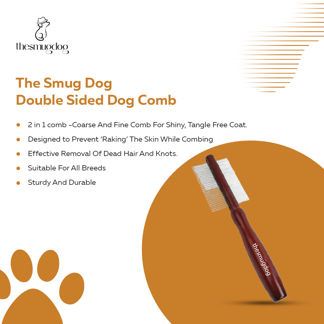 Double Sided Dog Comb - The Smug Dog