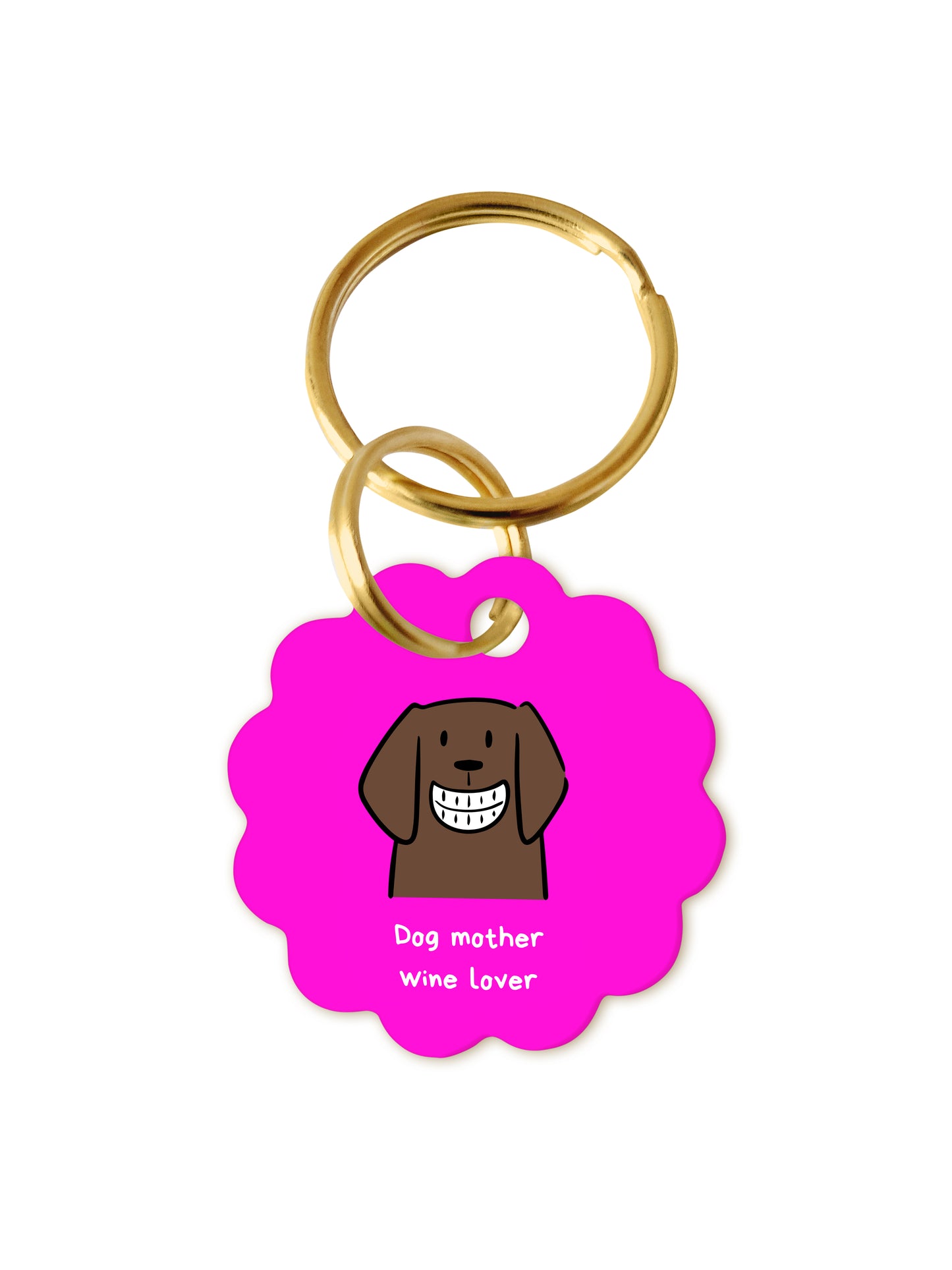 DOG ID TAGS - Flower Shape - The Smug Dog