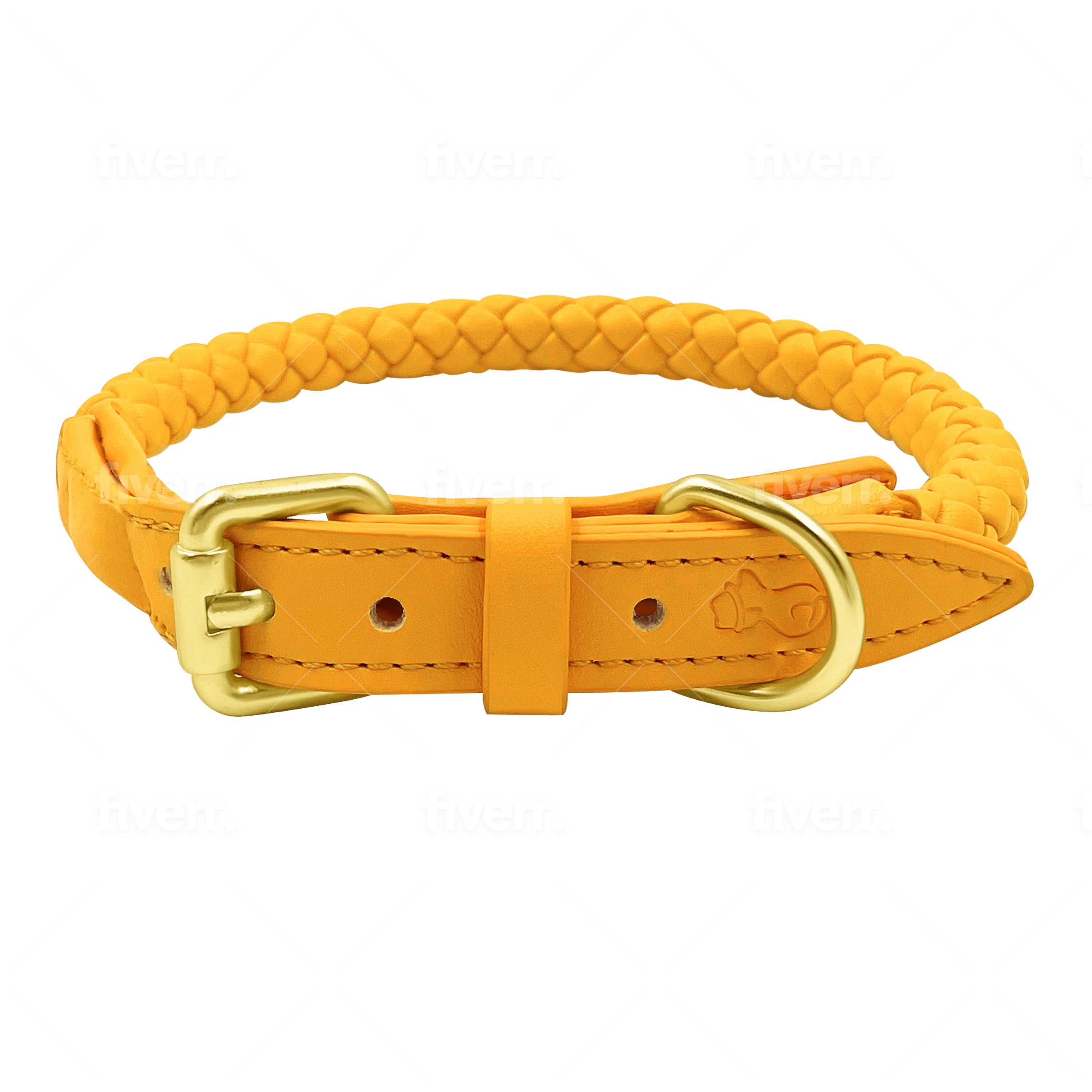 Cute leather dog collars best sale