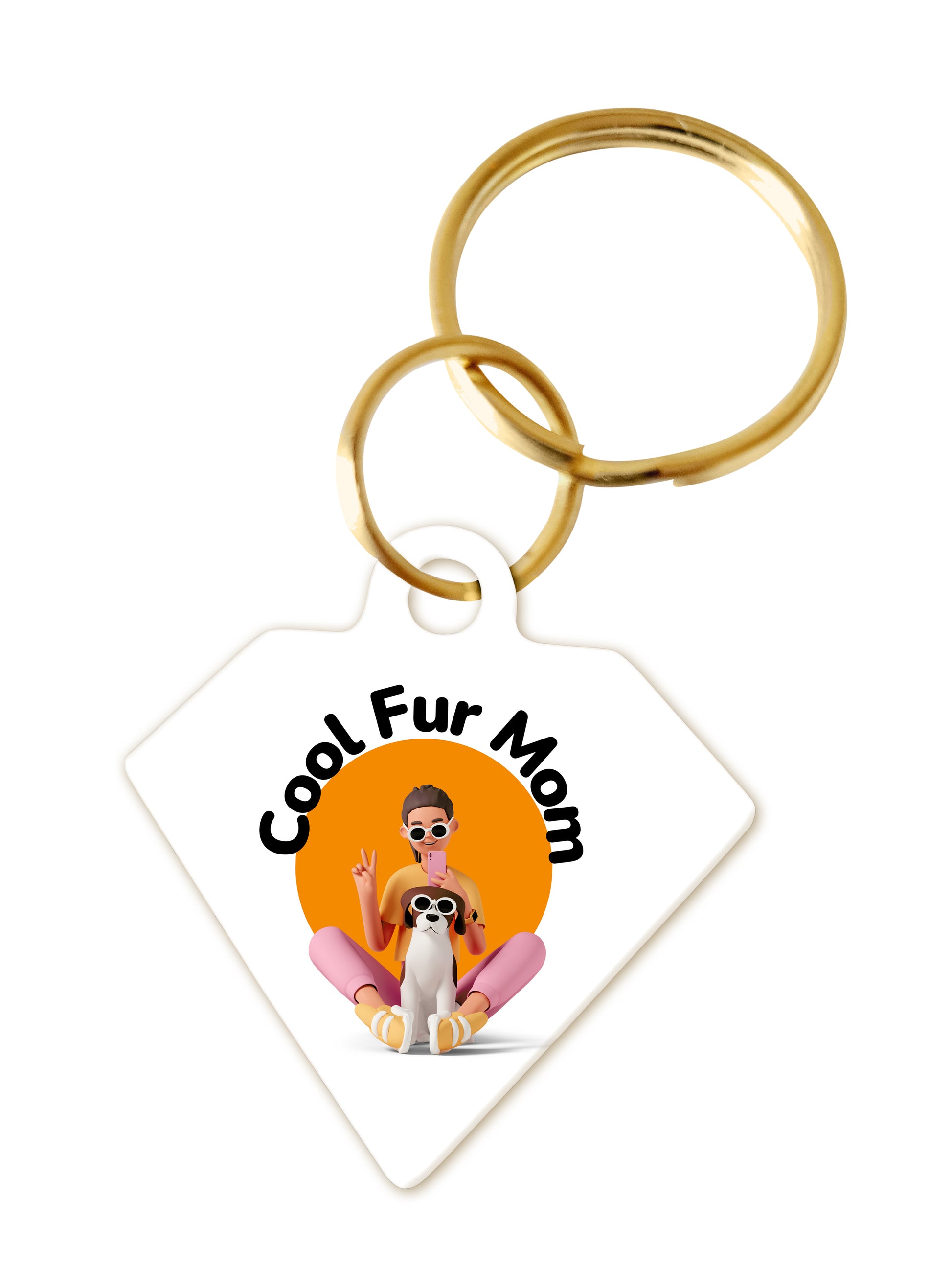 DOG ID TAGS - Diamond Shape