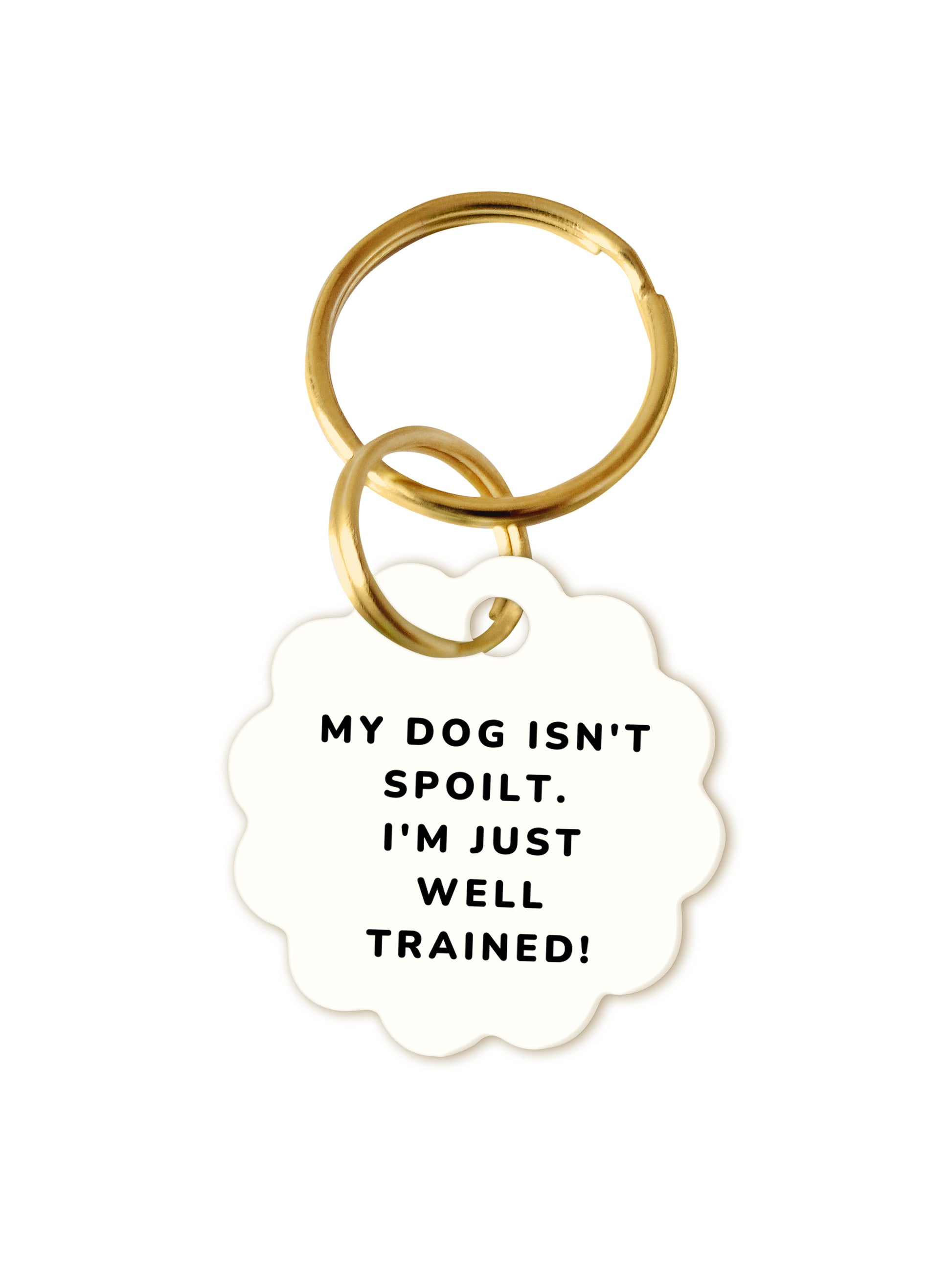 DOG ID TAGS - Flower Shape - The Smug Dog